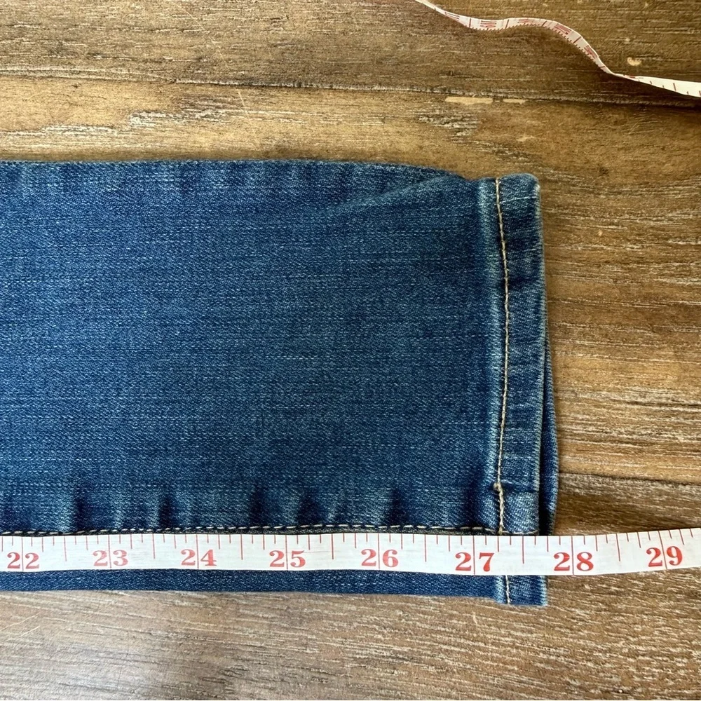 AG Jean The Legging Super Skinny Ankle sz 24 slim blue stretchy mid rise